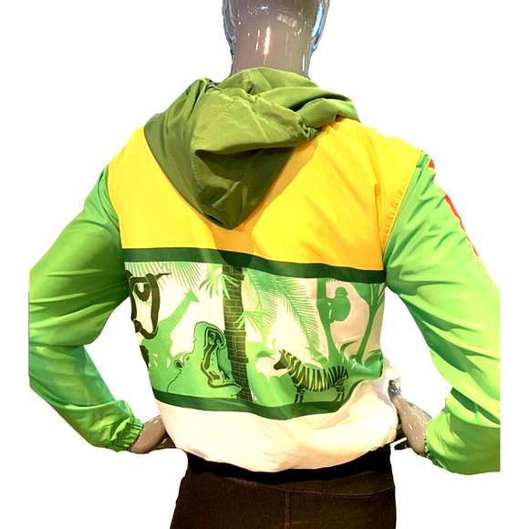 Disney Parks Magic Kingdom Jungle Cruise Hooded Windbreaker Jacket NWT Plus 3X - Picture 6 of 15